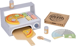 Tooky Toy Wooden Pizza Set with Accessories