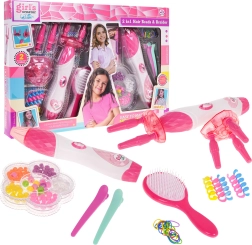 Mega kasų pynimo rinkinys 2 viename su karoliukais vaikams