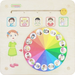 Masterkidz sieninė ugdomoji lenta emocijoms (Montessori)