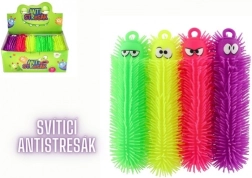 Spaudžiama antistresinė šviečianti vikšrelė 30 cm