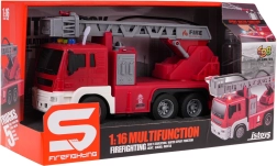 Gaisrinis automobilis 1:16 su vandeniu, šviesa ir garsu