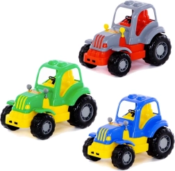 Plastikinis traktorius Silas 28 cm vaikams nuo 1 metų