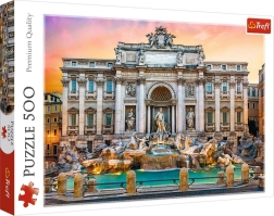 Dėlionė 500 dalių Trevi fontanas, Roma Trefl