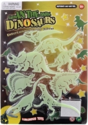 Šviečiantys lipdukai dinozaurai