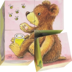 Goki medinės kaladėlės jaunikliai – 4 vnt.