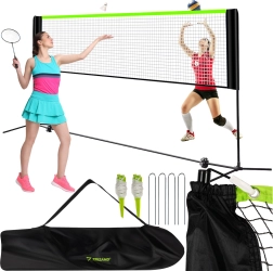 Portable 3-in-1 sports net for volleyball, badminton and tennis TRIZAND