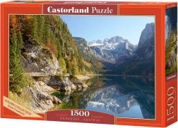 Dėlionė Castorland 1500 detalių – saulėtekis virš Castelmezzano – Dėlionė