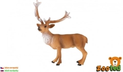 Plastic figurine of a European red deer 16 cm
