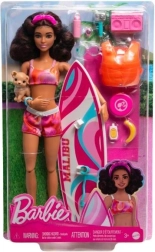 Barbie banglentininkė su paplūdimio priedais