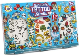 Laikinų tatuiruočių rinkinys The Ultimate mėlynas