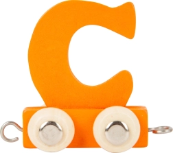 Wooden Wagon with Letter C – Small Foot Colorful Alphabet