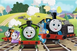 Dėlionė 60 dalių – TOMAS IR DRAUGAI: Tomas išvykoje Trefl