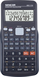 Mokslinis skaičiuotuvas SEC su 240 funkcijų ir LCD ekranu