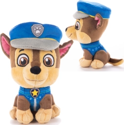 Pliušinis žaislas PAW PATROL Chase su kalėdiniu megztiniu, 18 cm