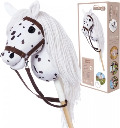 Hobby arkliukas ant lazdos HOPPIHORSE A3 su leopardiniu raštu