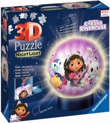 Ravensburger 3D šviečiantis puzzleball Gabi stebuklingi namai 72 detalės