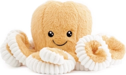 Pliušinis aštuonkojis BABY MIX, smėlinis, 17 cm