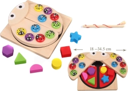Wooden Educational Puzzle – Ladybug