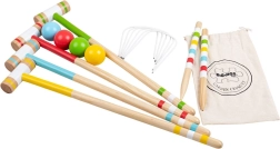 Vaikiškas medinis kroketas į sodą BIGJIGS TOYS
