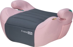 FreeON paaukštinimas Booster Comfy i-Size 125–150 cm – Rožinė–pilka