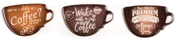 Dekoratyviniai magnetukai Coffee – dekorų mišinys, 3 vnt.
