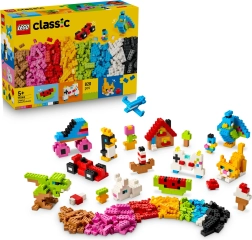 LEGO Classic kūrybinės spalvotos kaladėlės