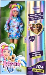 Lėlė Kawaii Hi Mia ir šuniukas Choco