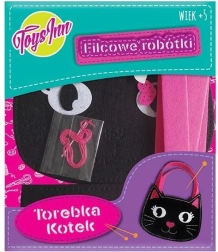 Veltinio kūrybinis rinkinys: katės formos rankinė TOYS INN