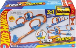Hot Wheels Track Creator lenktynių trasa – trys kilpos