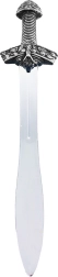 Riterio kardas su sidabrine PVC rankena, 56 cm