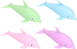 Spaudomas delfinas maudynėms su šviesa, 16 cm