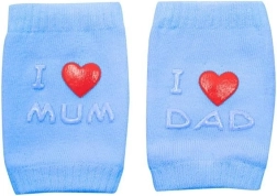 Vaikiški antkeliai su ABS I Love Mum & Dad – mėlyni