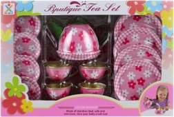 Skardinis arbatinuko rinkinys su gėlėmis vaikams