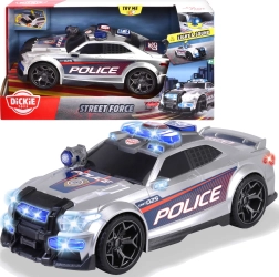 Policijos automobilis Street Force su šviesomis ir garsais DICKIE TOYS