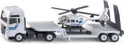 Siku Super police tractor unit MAN with trailer and helicopter