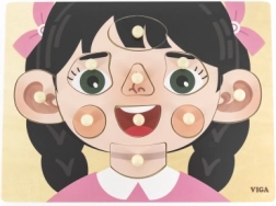 Medinė dėlionė – mergaitė