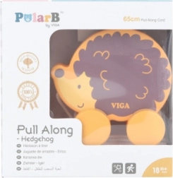 Medinis tempiamas žaislas ežys