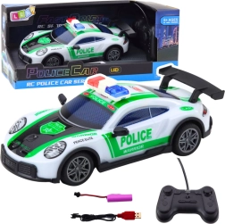 Sportinis policijos RC drifto automobilis su LED apšvietimu 1:22