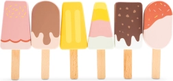 Medinių ledinukų rinkinys vaikams – 6 vnt.