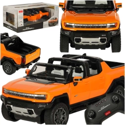 Hummer EV Rastar RC automobilis 1:16 oranžinis