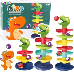 Dinosaur Head Slide Tower with Balls