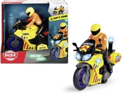 Gelbėjimo motociklas su vairuotoju