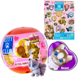 Kapsulė Kitty Club Gold Edition – kolekcinė mini staigmenos figūrėlė