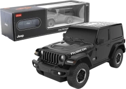 R/C automobilis 1:24 Jeep Wrangler JL Rubicon juodas