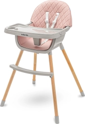 Vaikiška maitinimo kėdutė Baby Mix Freja dusty pink
