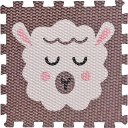 Putų dėlionė „Avinėlis“ – tamsiai rudas žaidimų kilimėlis