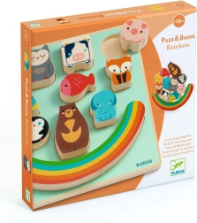 Puzz & Boom gyvūnėliai su vaivorykšte nuo Djeco
