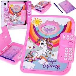 Interaktyvus koduotas slaptas dienoraštis 2 viename – stebuklingas vienaragis