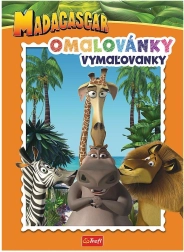 Spalvinimo knygelė Madagaskaras 20 × 27,3 cm, 24 puslapiai