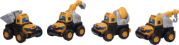 Statybinė technika 12 cm – žaislų rinkinys į ranką